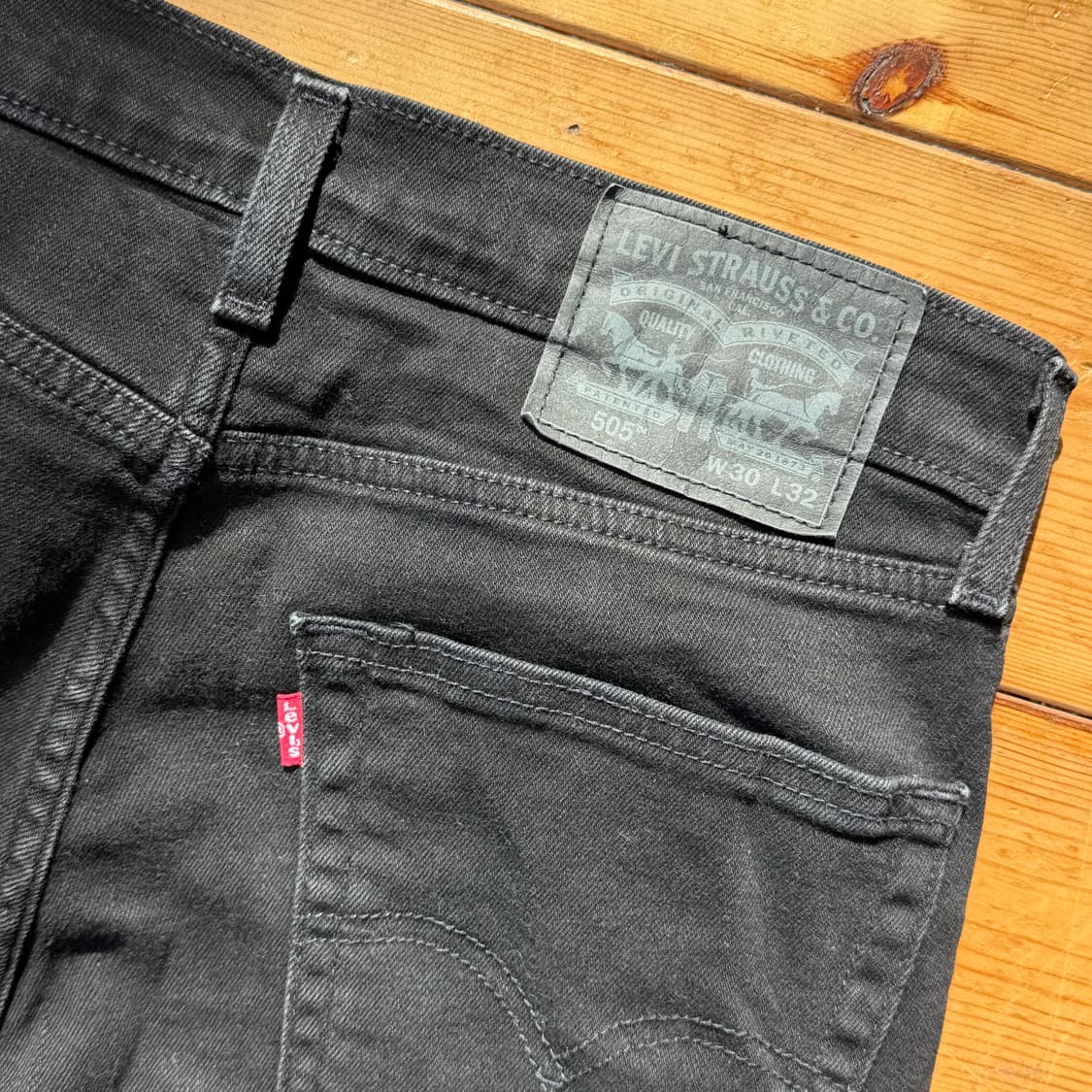 리바이스 505 블랙진 상품이미지3