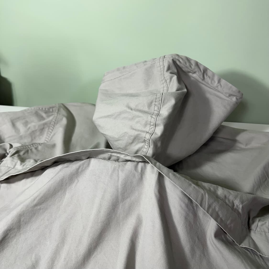 L 파르티멘토 시멘트그레이 오버핏 투웨이 코튼 후디자켓 상품이미지6