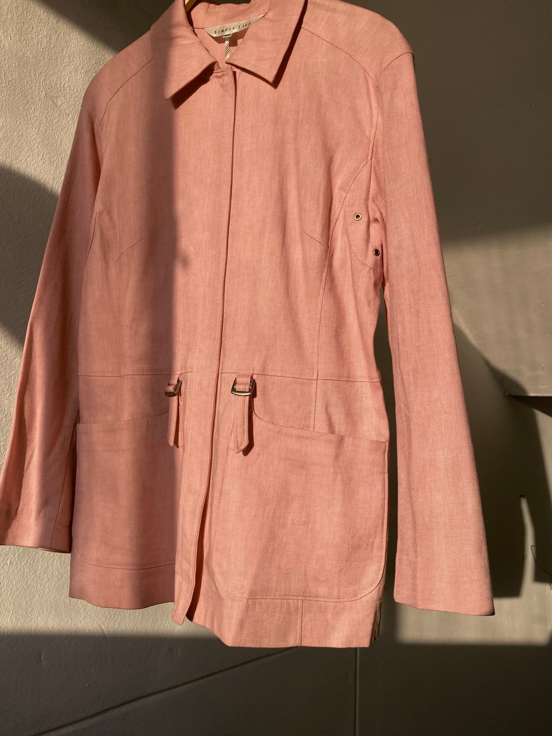 y2k 핑크우유 똑딱이 자켓 상품이미지3