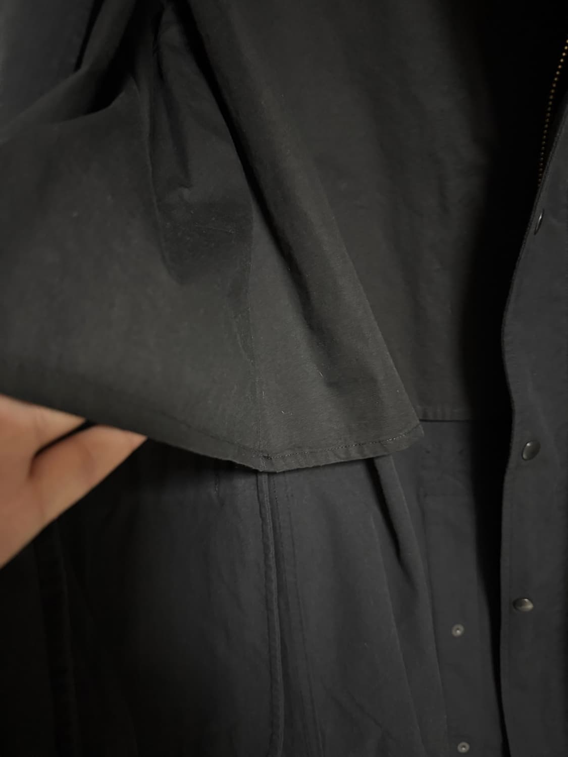 우드비 washed leather weather cloth coat 상품이미지7