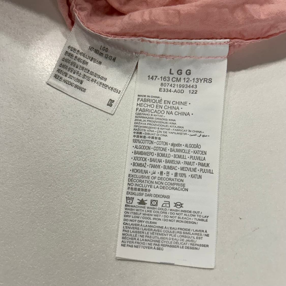 [L] 리바이스 투포켓 반팔 셔츠 핑크 A551 상품이미지6