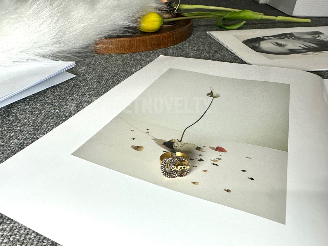 구찌 클래식 GG 이니셜 반지 골드 상품이미지10