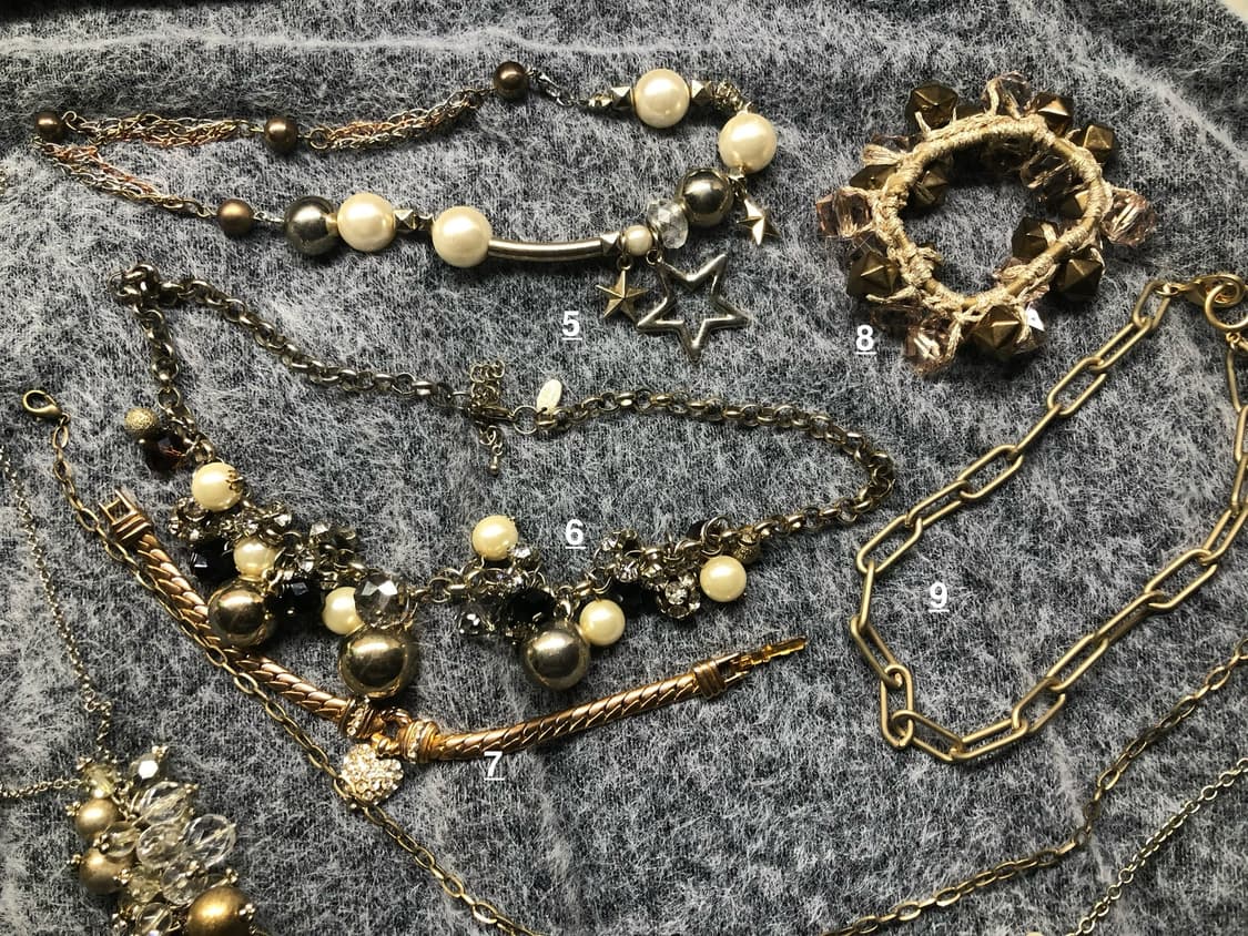 빈티지 목걸이 팔찌 헤어핀 /갸루 펑크 상품이미지3