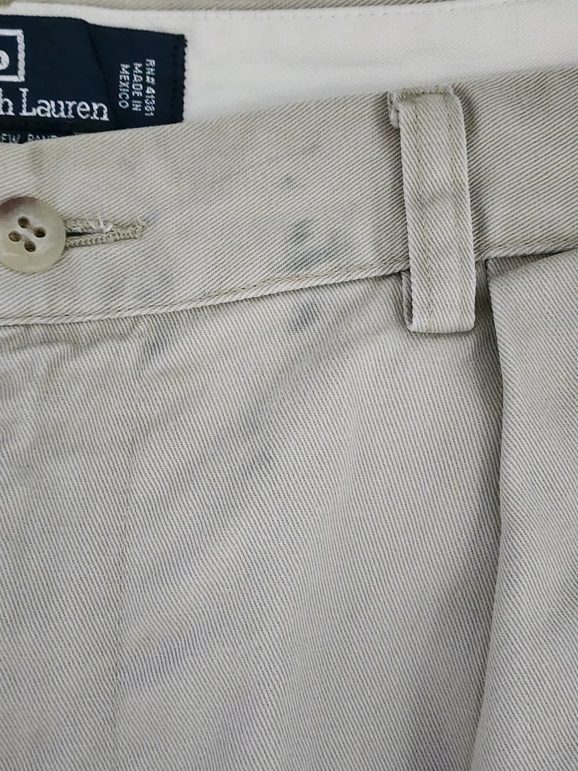 폴로 랄프로렌 더블 플리츠 치노팬츠 36 상품이미지4