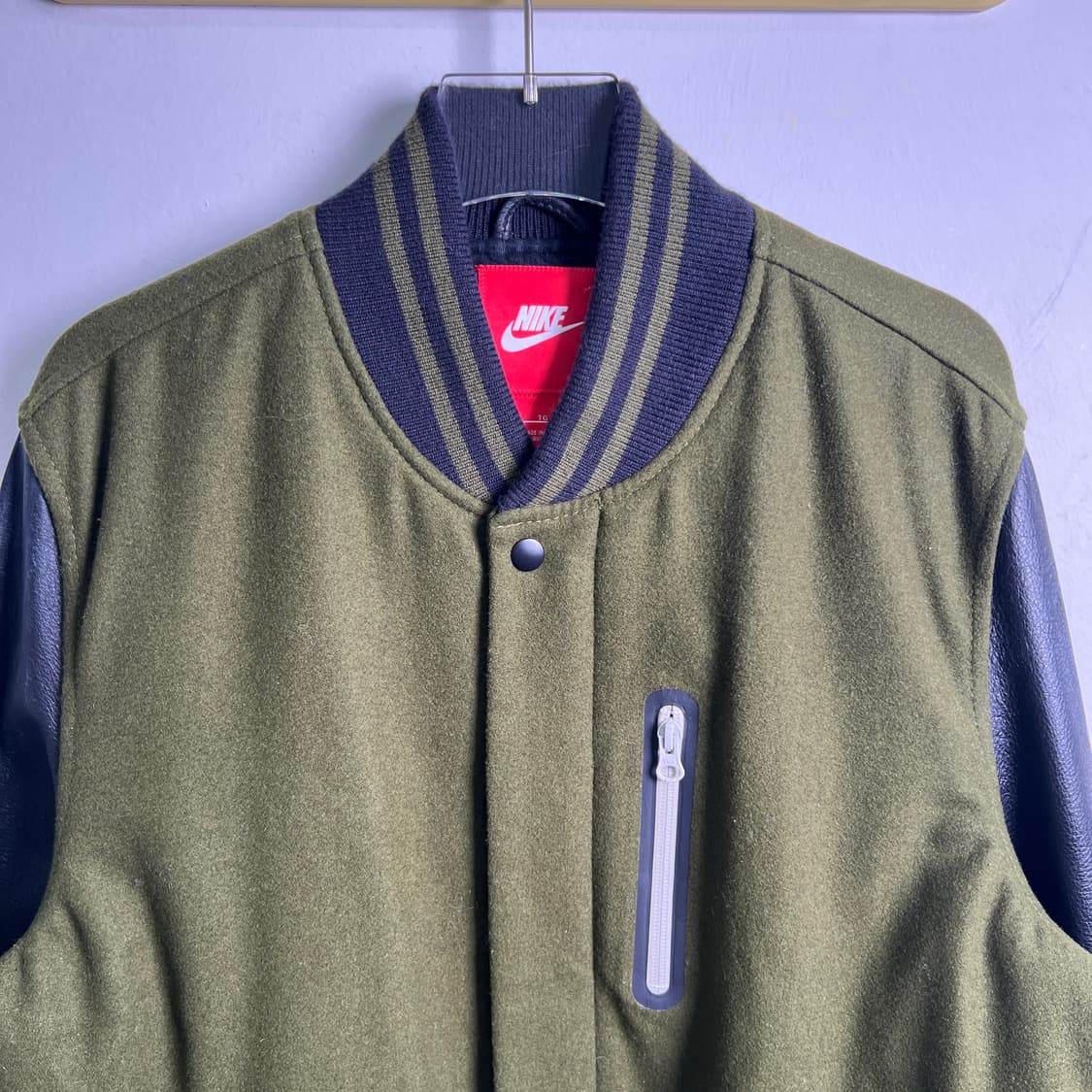 나이키 디스트로이어 레더 바시티 자켓 XL 상품이미지4