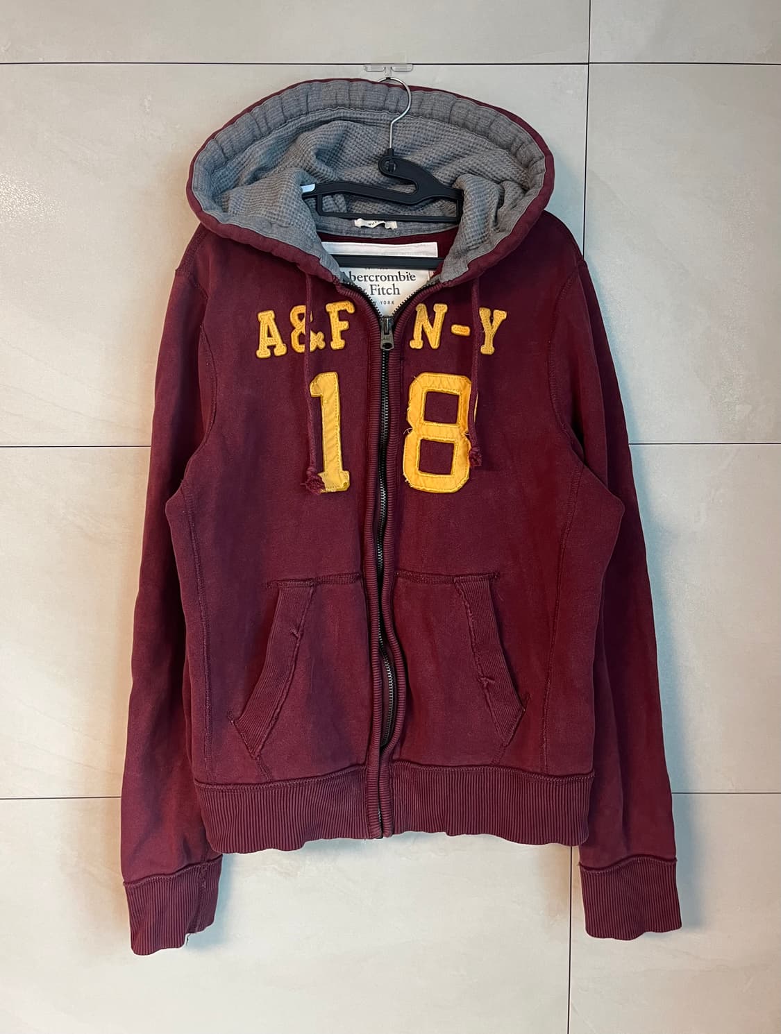 아베크롬비 A&F 대장 후드집업 버건디 (L) 상품이미지2