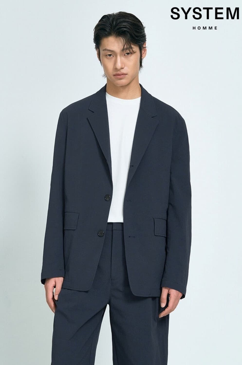 25SS 시스템옴므 크링클스트레치 셋업 세트 한섬 상품이미지1