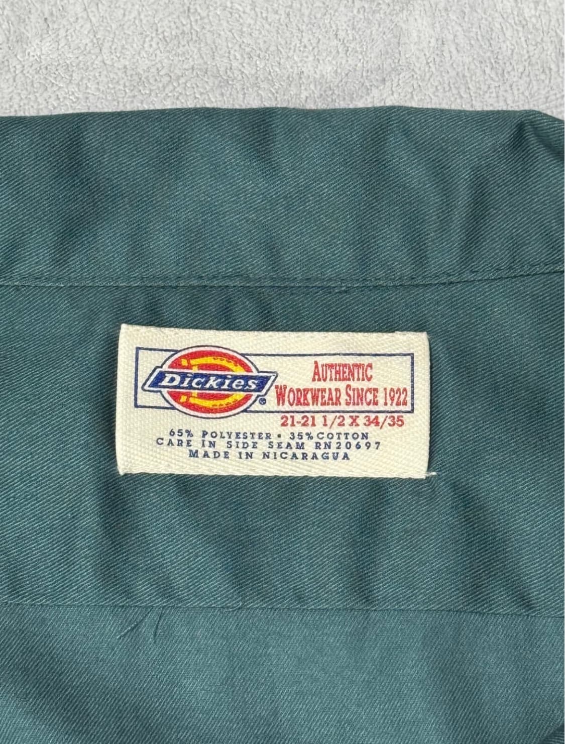 디키즈 헤비 오버 청록 워크셔츠 자켓 XXL 상품이미지4