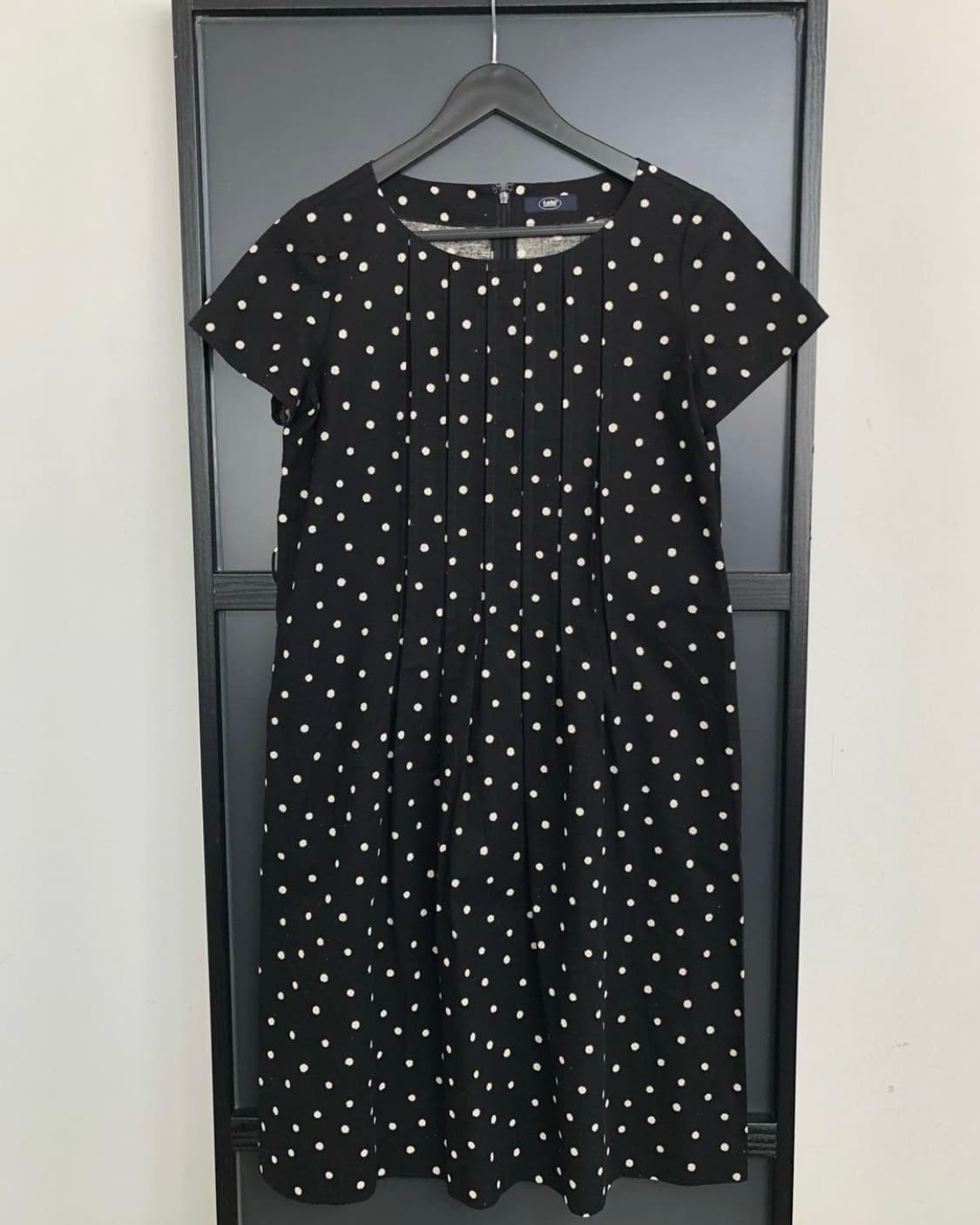 tlchouse 빈티지 도트 원피스&바람막이 세트 상품이미지5