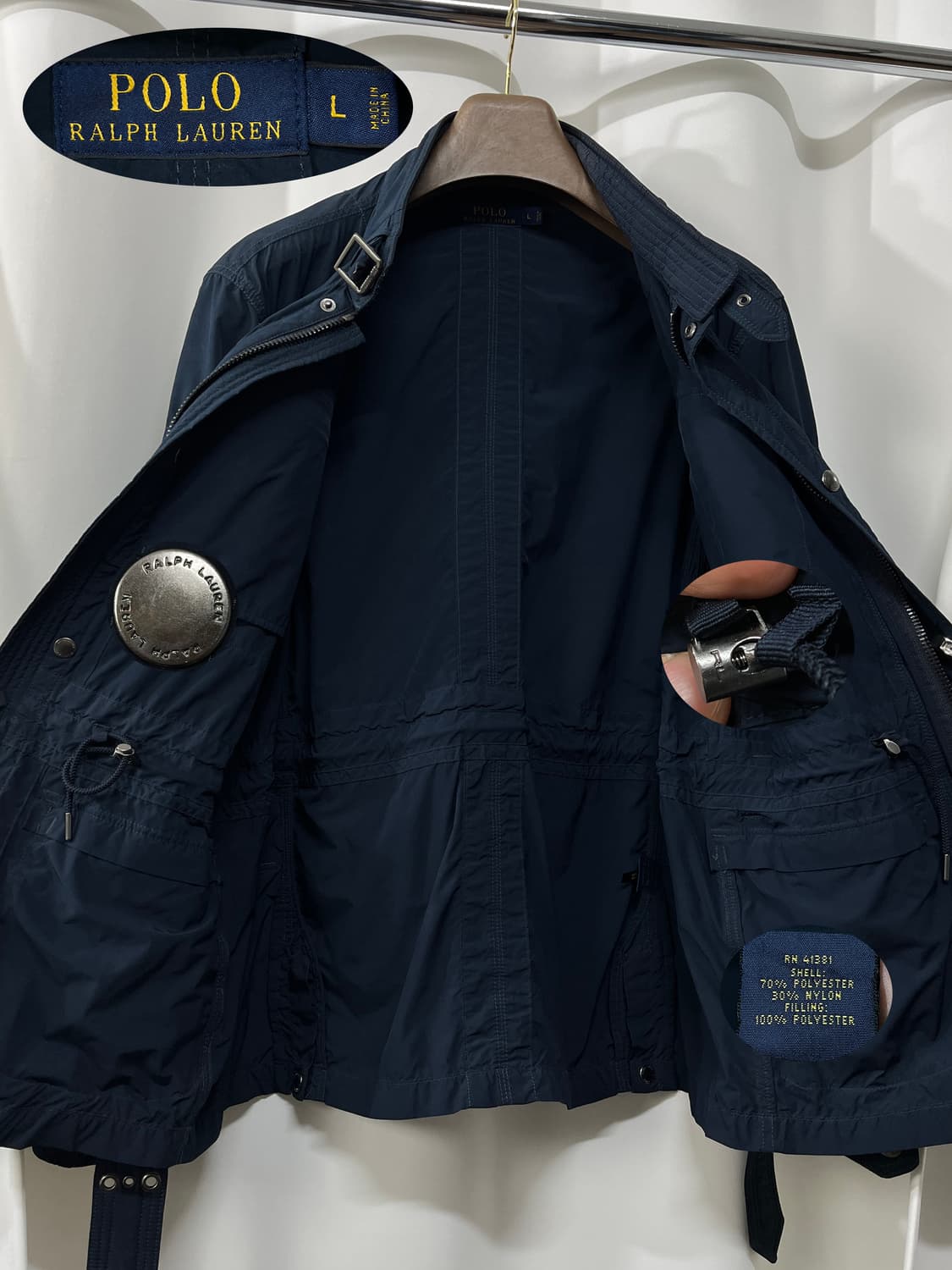 폴로 랄프로렌 모토사이클 유틸리티 벨티드 바이커 자켓 상품이미지3