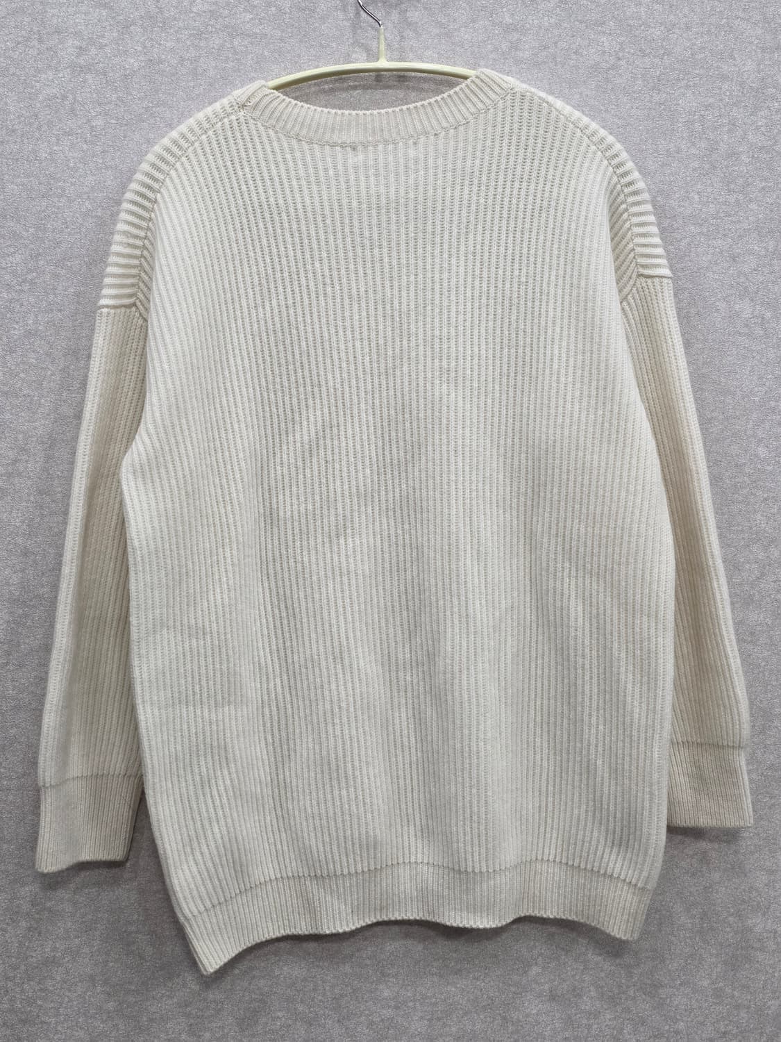 쁘렝땅 PRENDANG 캐시미어 아이보리 니트 상품이미지5