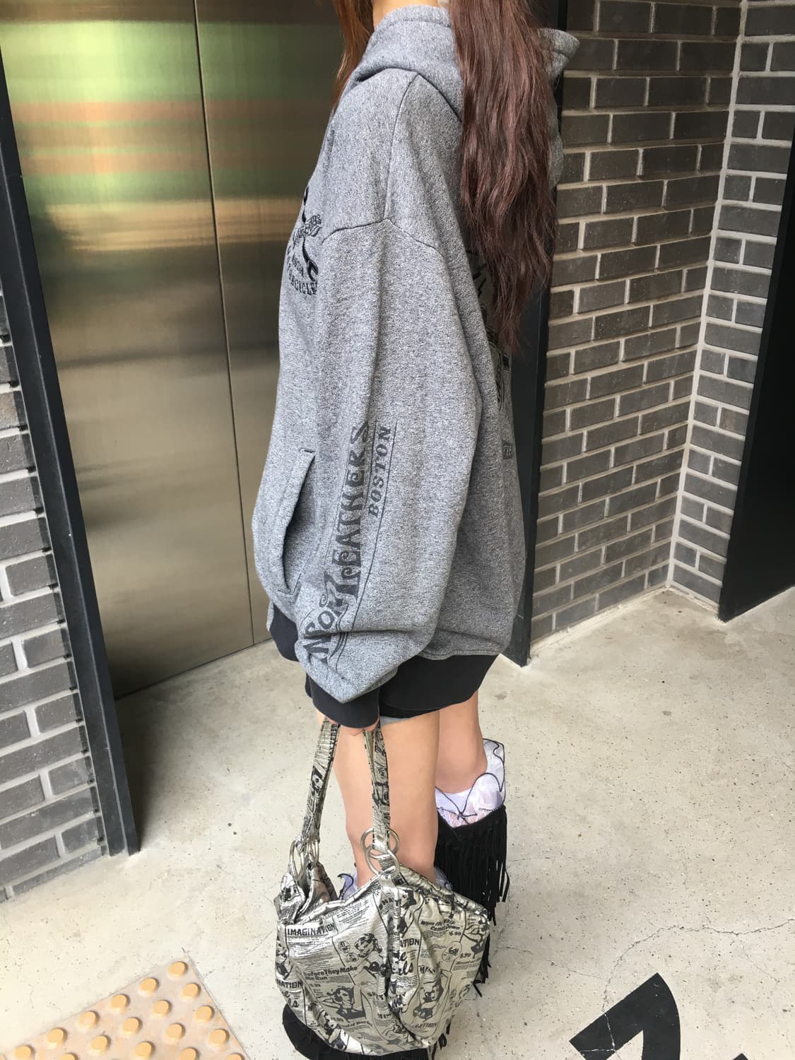 밴슨 스켈레톤 후드집업 상품이미지7