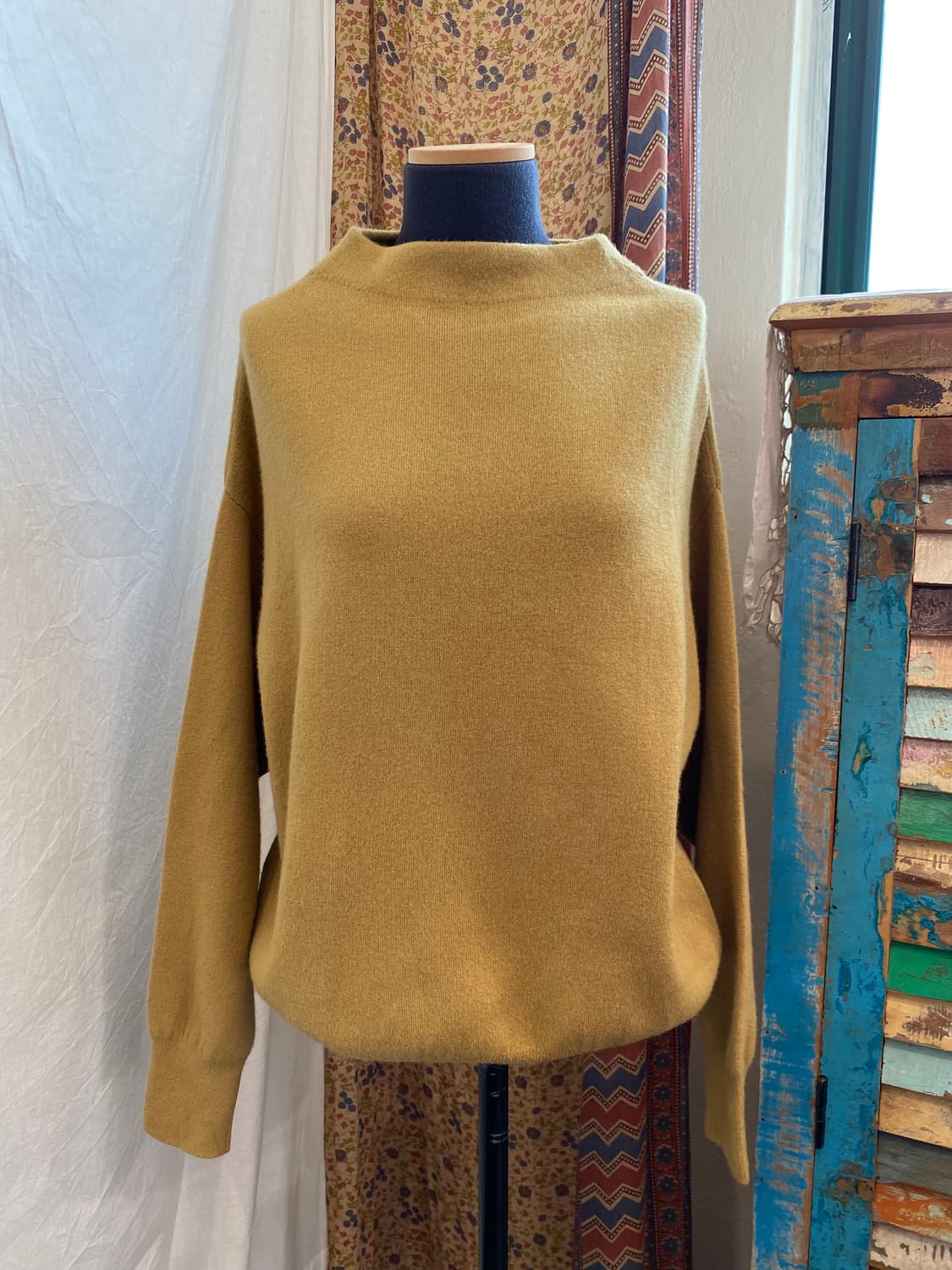 ROPE 머스타드 울혼방 니트(M) 상품이미지1