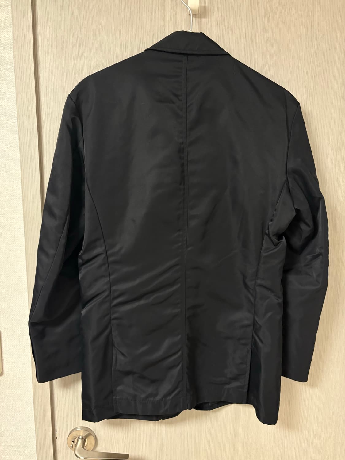 빈티지 블레이저 블랙 사틴 자켓 100사이즈 아워레가시 선플라워 상품이미지3