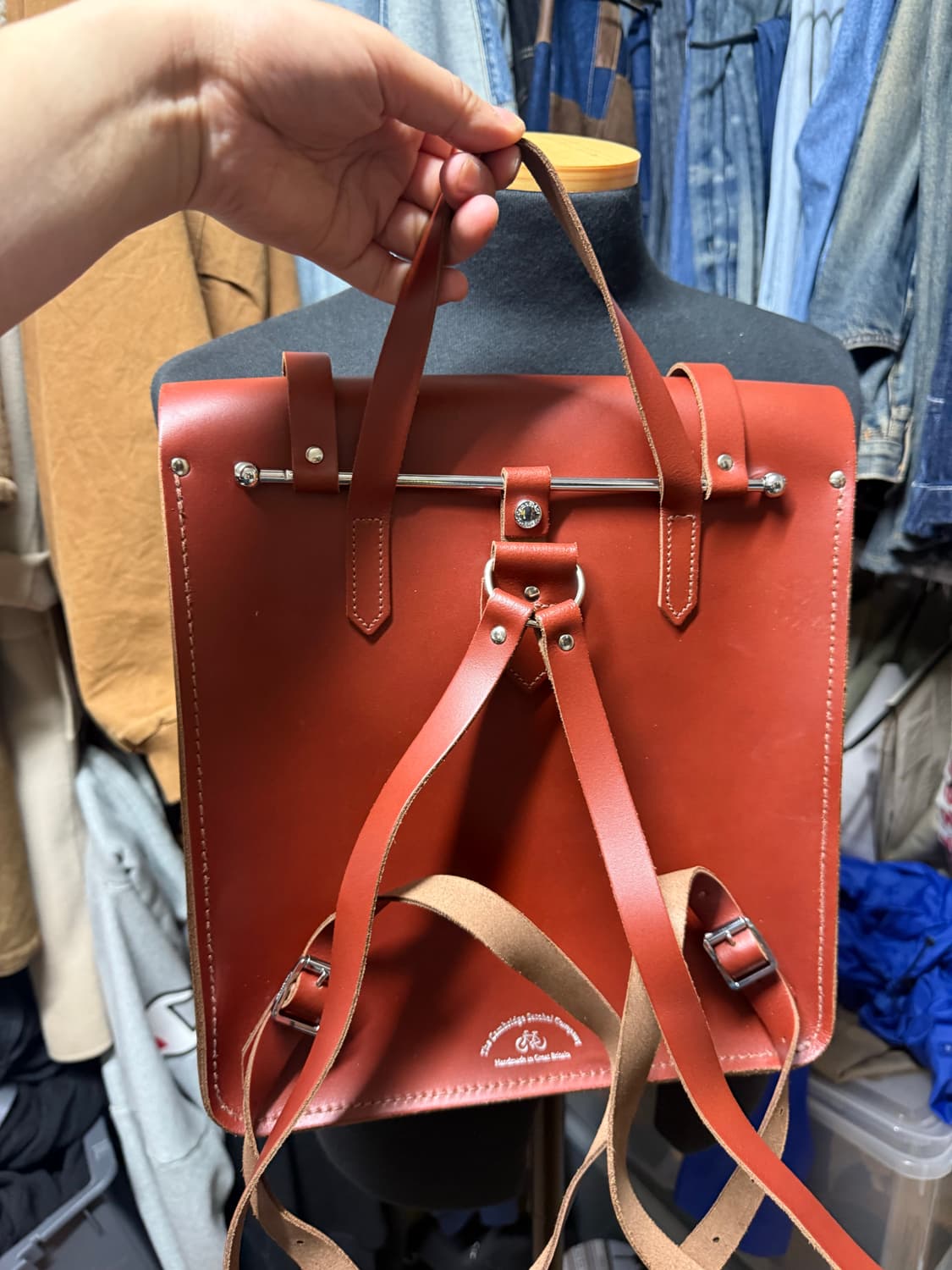 캠브리지 레더 사첼백 상품이미지8