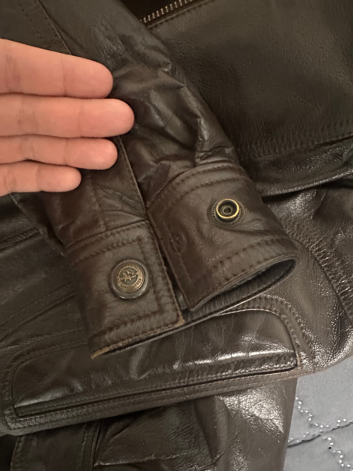 빈티지 가죽 자켓 상품이미지7