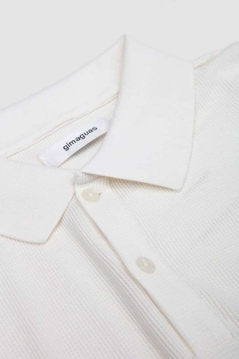 [L,XL]기마구아스 Mister 라인 폴로 티셔츠/화이트 상품이미지4