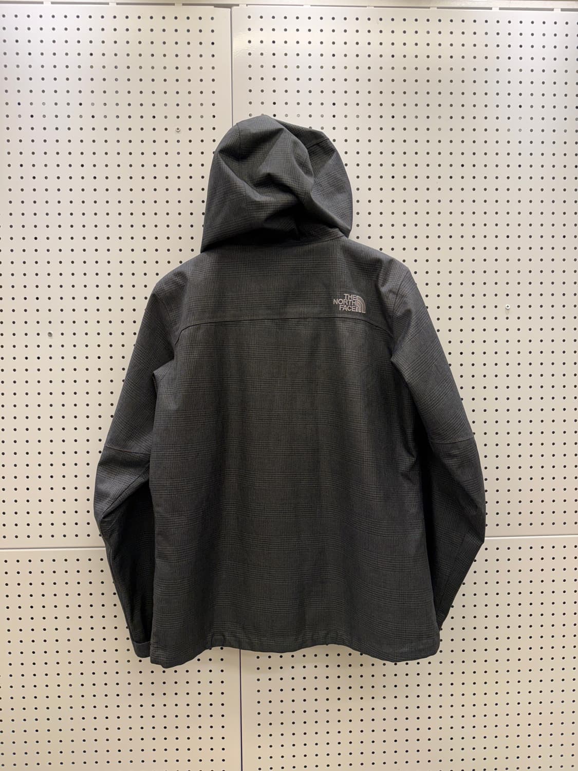 노스페이스 하이벤트 후드 자켓 체크 그레이 U990 상품이미지3
