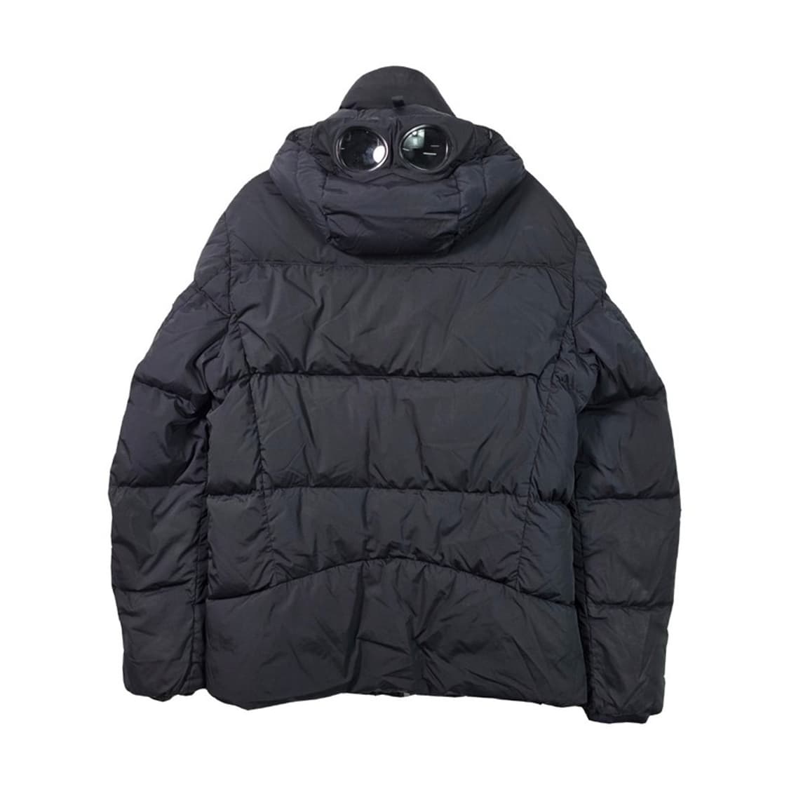 cp컴퍼니 나이크라 NYCRA 고글 후드 다운 패딩 블랙 L 상품이미지2