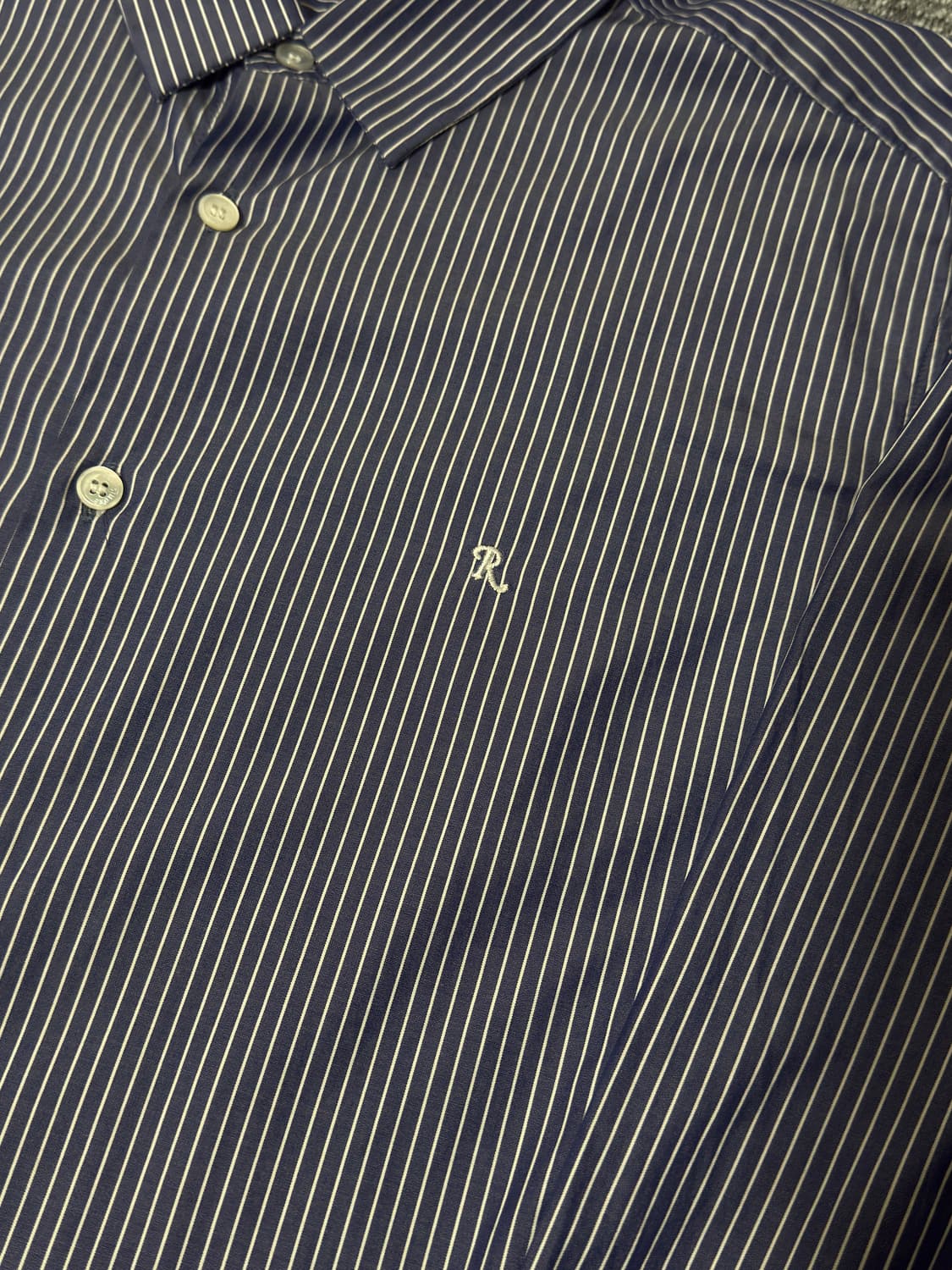 Raf Simons Stripe R Logo Shirt 상품이미지4