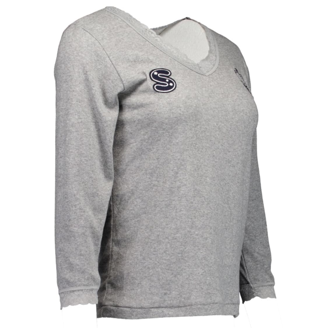 (n) [샬롬] 버디 레이스 탑 그레이 상품이미지2