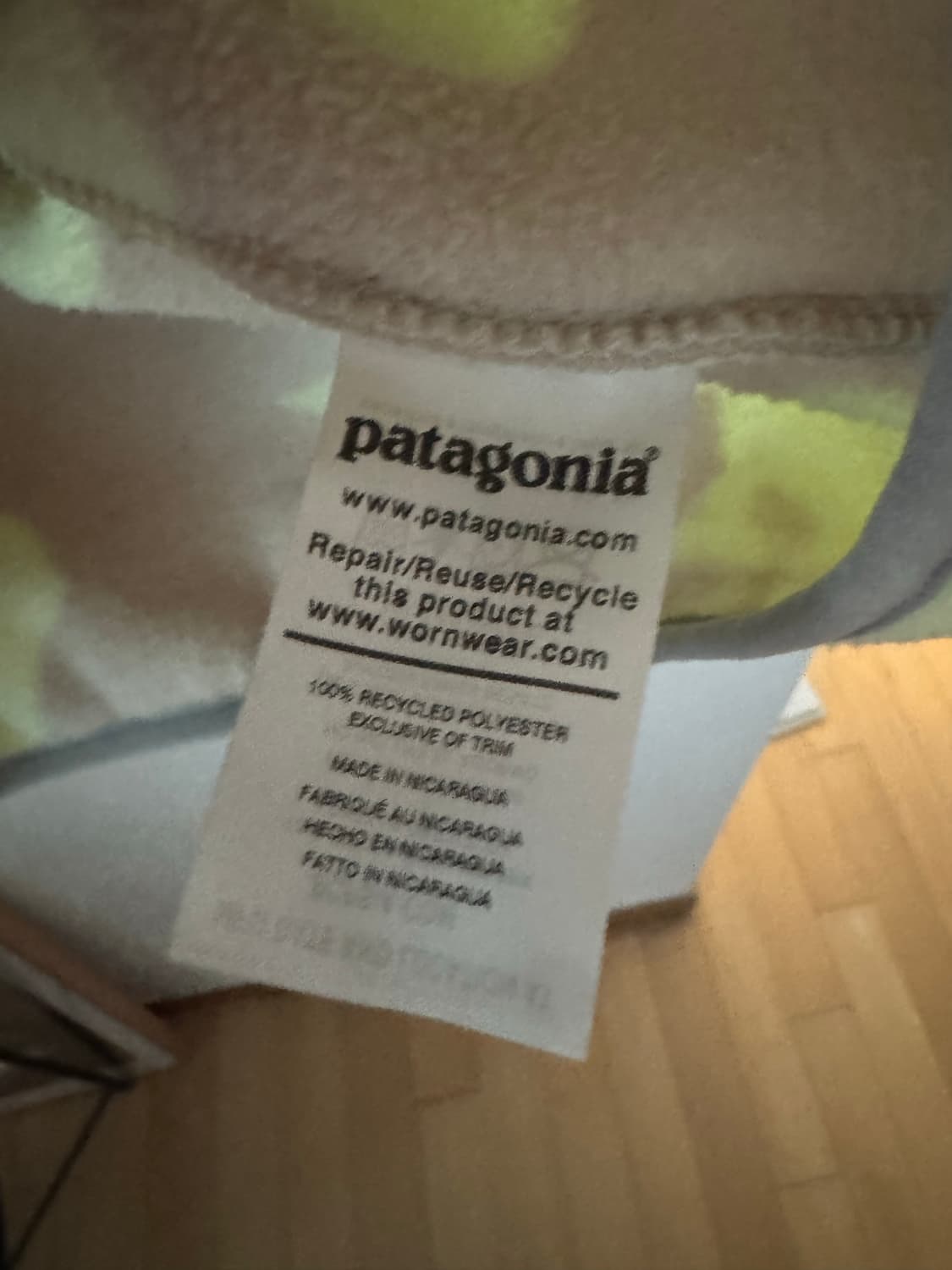 파타고니아 신칠라 플리스 m 상품이미지3