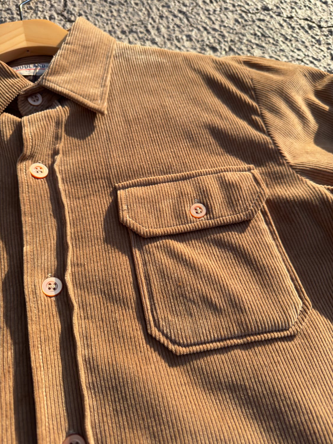 Woodlands 골덴 패디드 셔츠 B36 상품이미지5