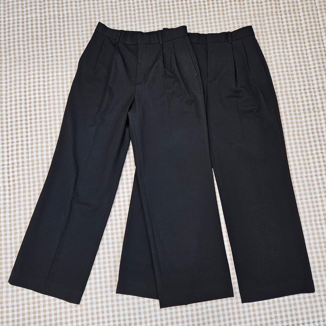 드로우핏 밴딩 세미와이드 팬츠 남자32~33(2벌가격) 상품이미지1