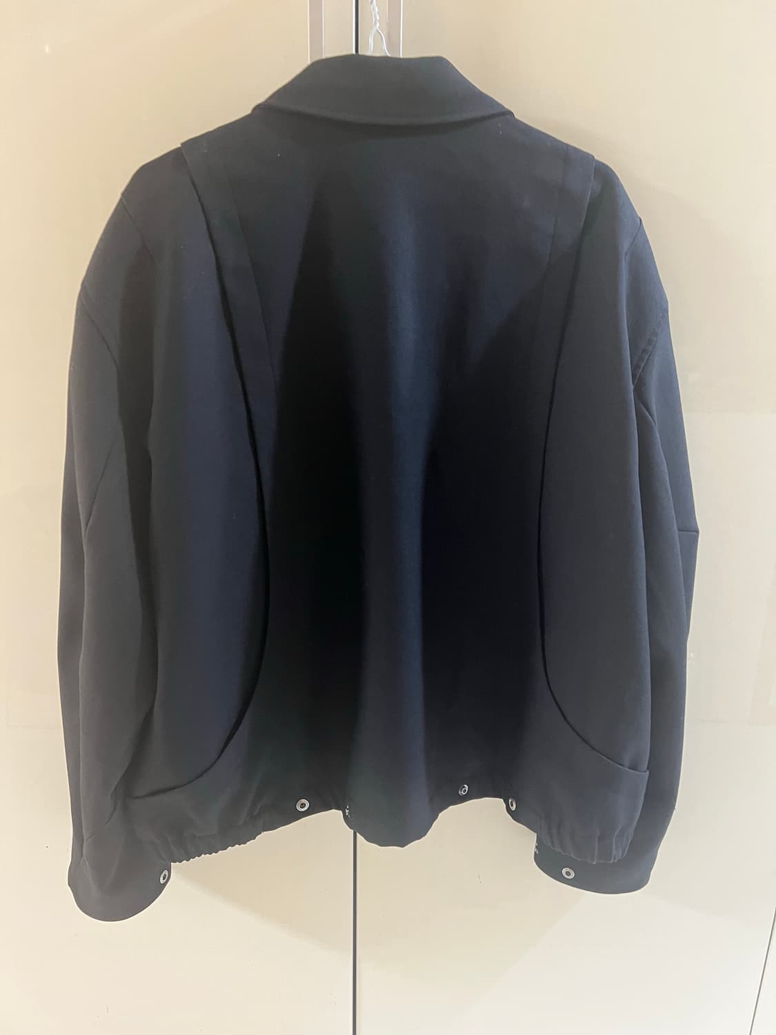 쿠어 울 블루종 블랙M 상품이미지2