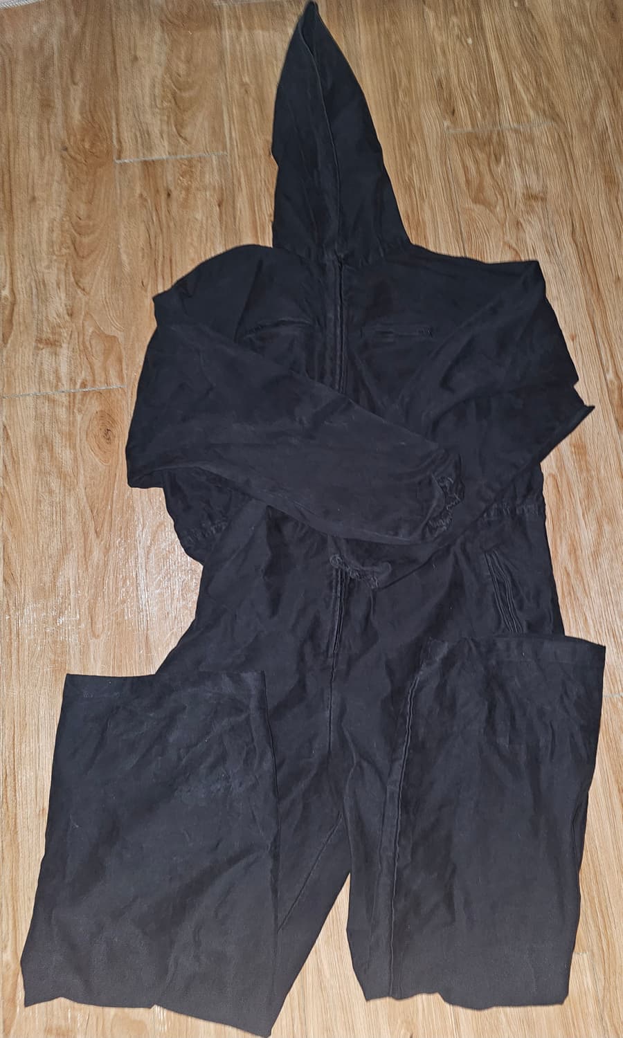 이지갭 사틴 오버롤 블랙 M 상품이미지3