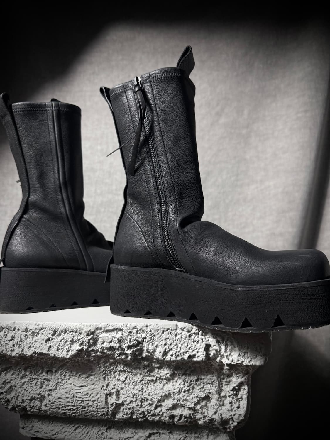Puro Secret Triangle Platform Mid Boots  상품이미지4