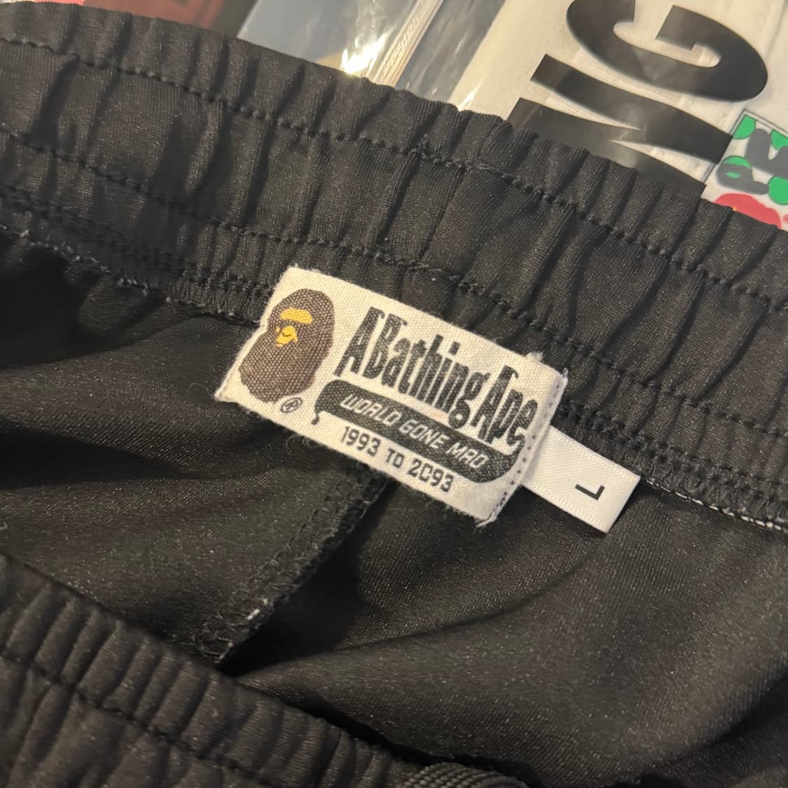 베이프 사이드라인 트랙팬츠 L 상품이미지3