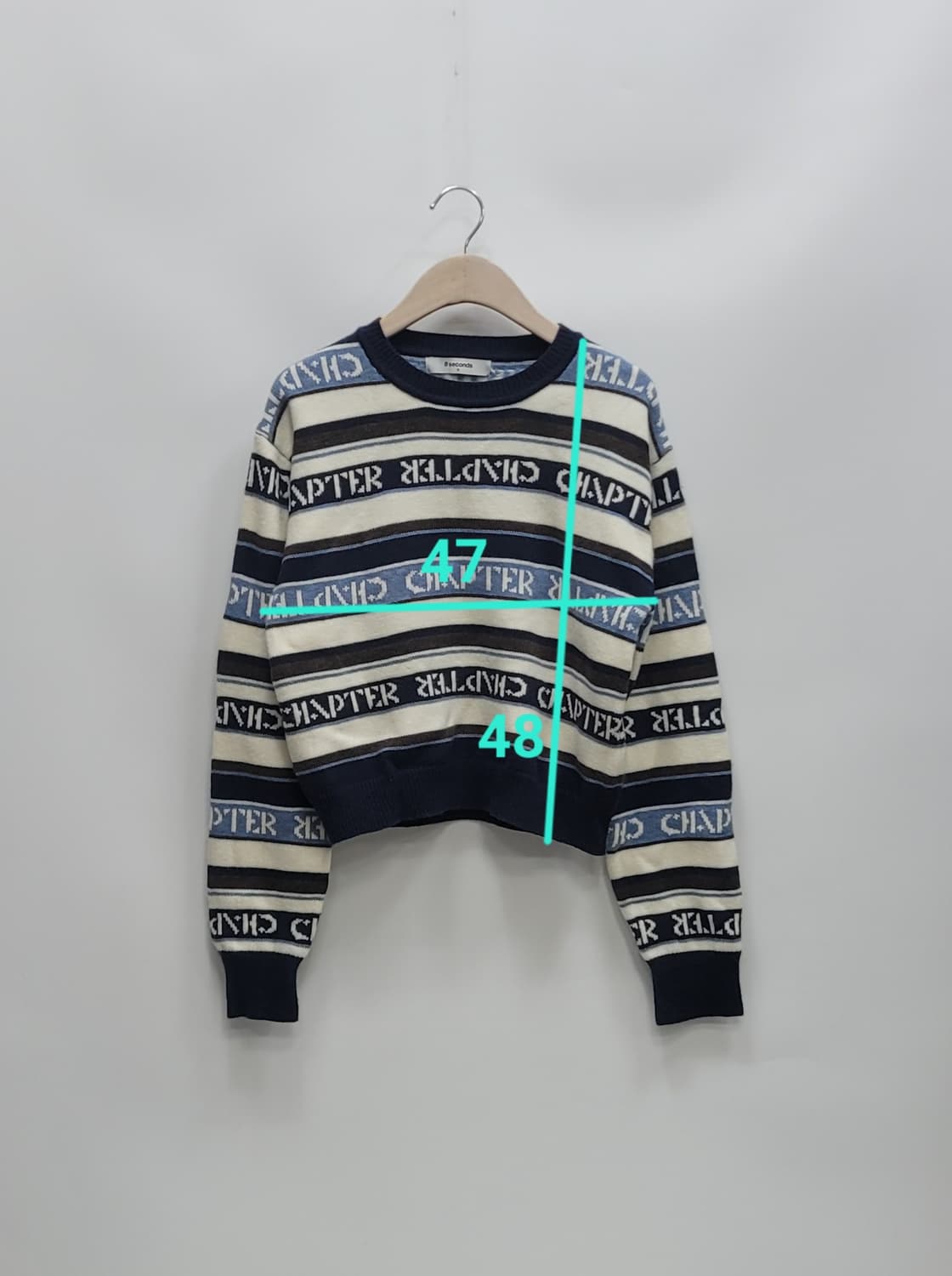 8 seconds 23SS 에잇세컨즈 크롭 니트 / 여 85 (S)
 상품이미지9