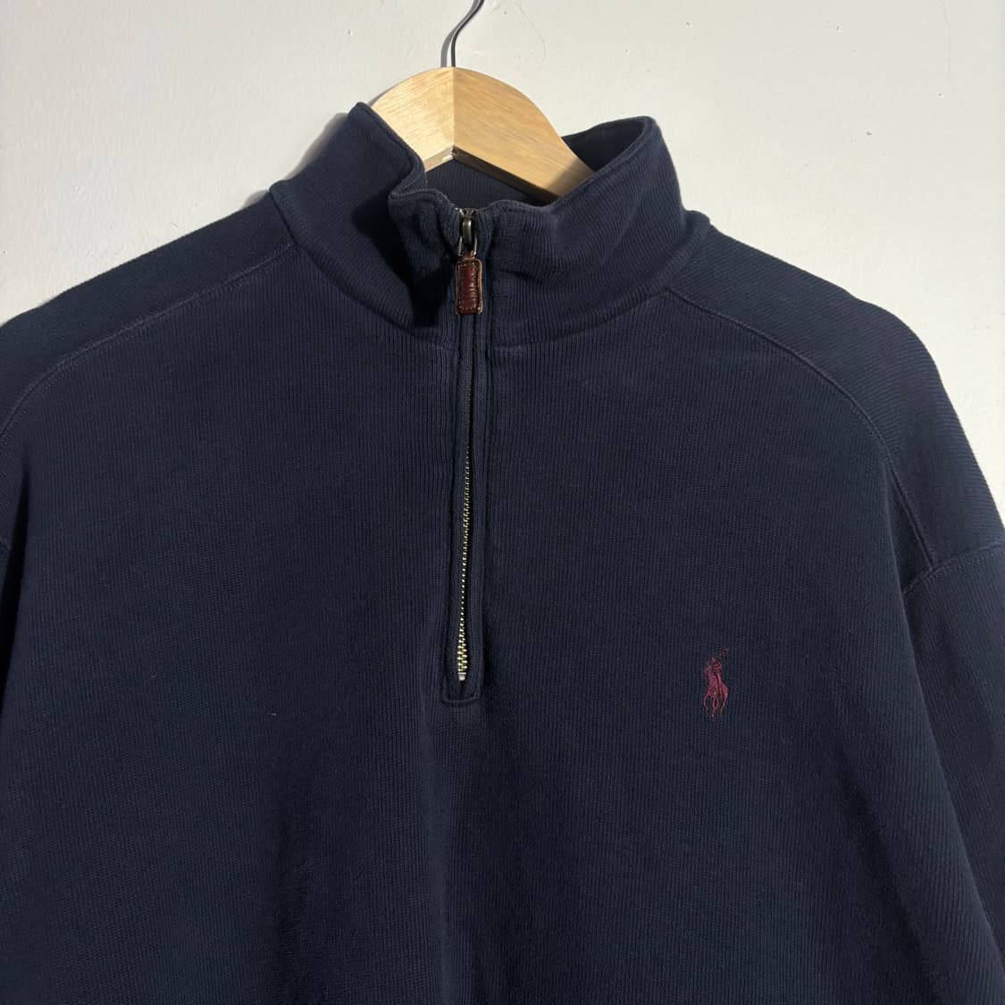 폴로랄프로렌 반집업 네이비 맨투맨 (무료배송) 상품이미지2