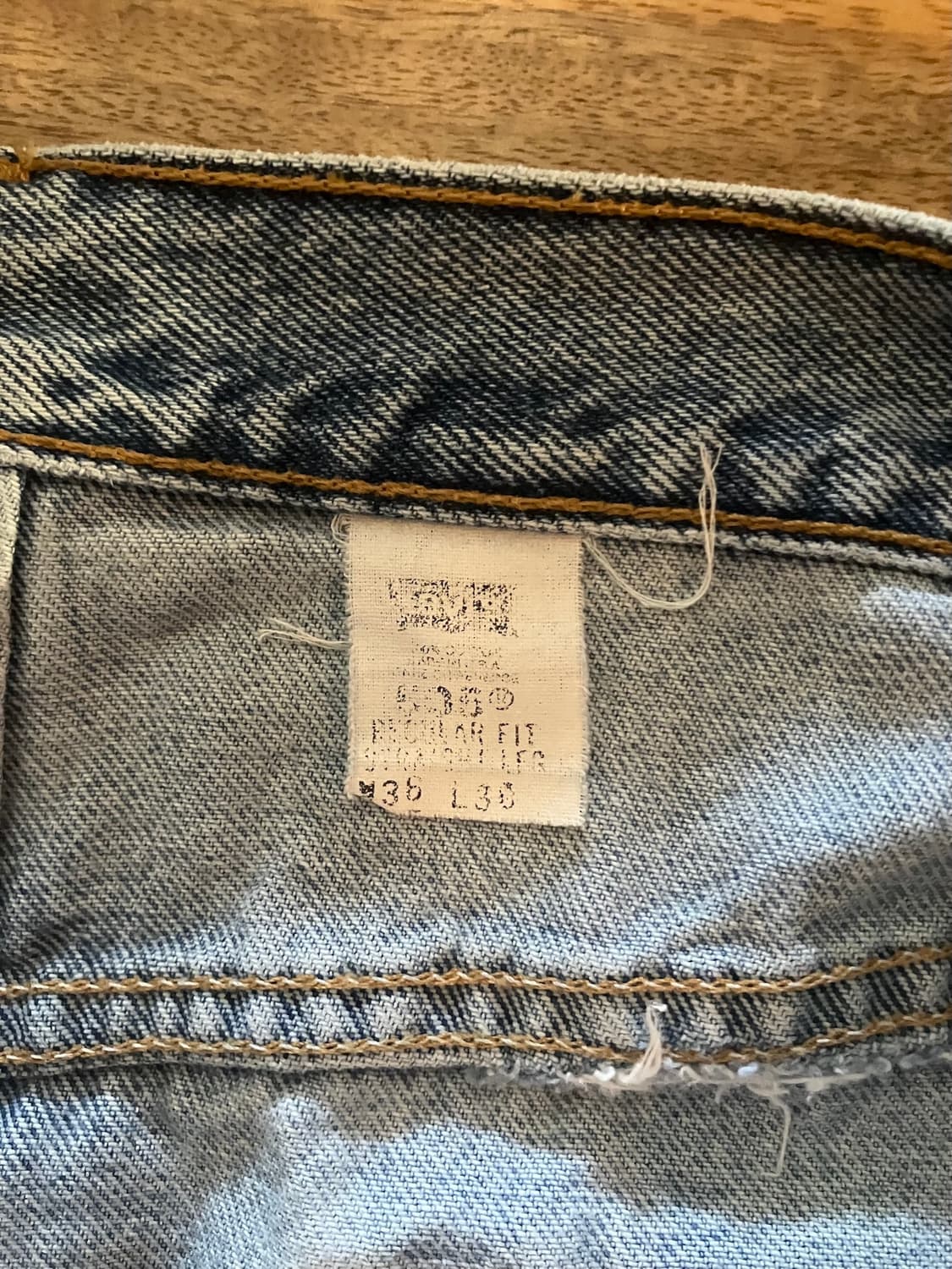 90s USA 빈티지 리바이스 505 데님 팬츠 상품이미지9