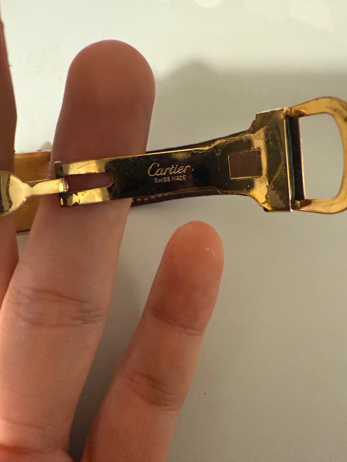 빈티지 머스트 드 까르띠에 탱크 버메일 버건디 상품이미지4