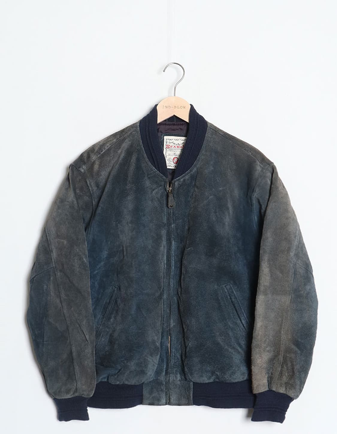 90's SEAHOP Suede Leather Fade Blouson 상품이미지1