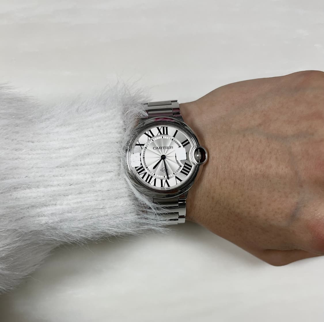 희귀) 정품 까르띠에 발롱블루 36mm 리미티드 LC 한정판 상품이미지1