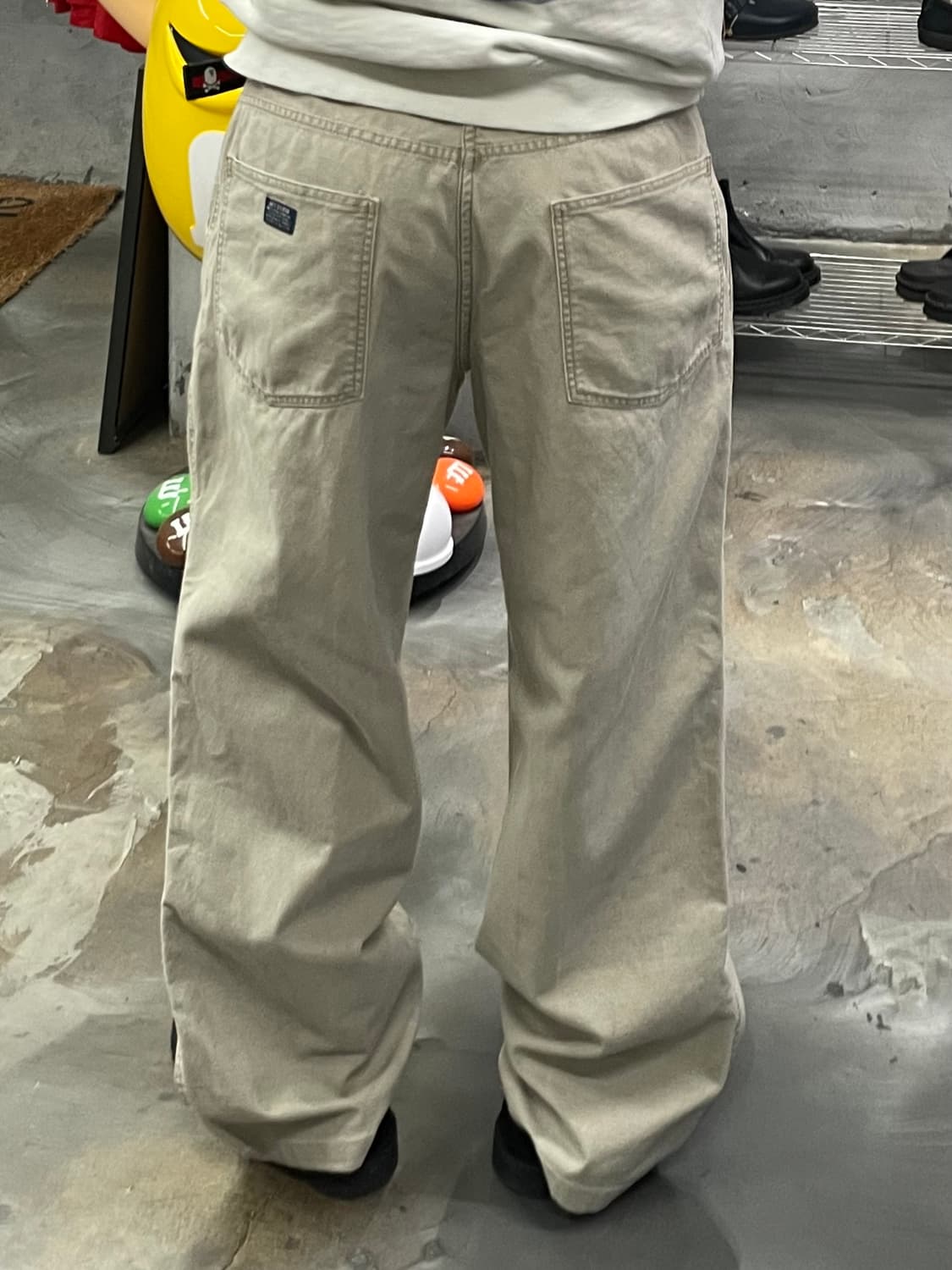 00s 게스 더블니 와이드 팬츠 상품이미지8