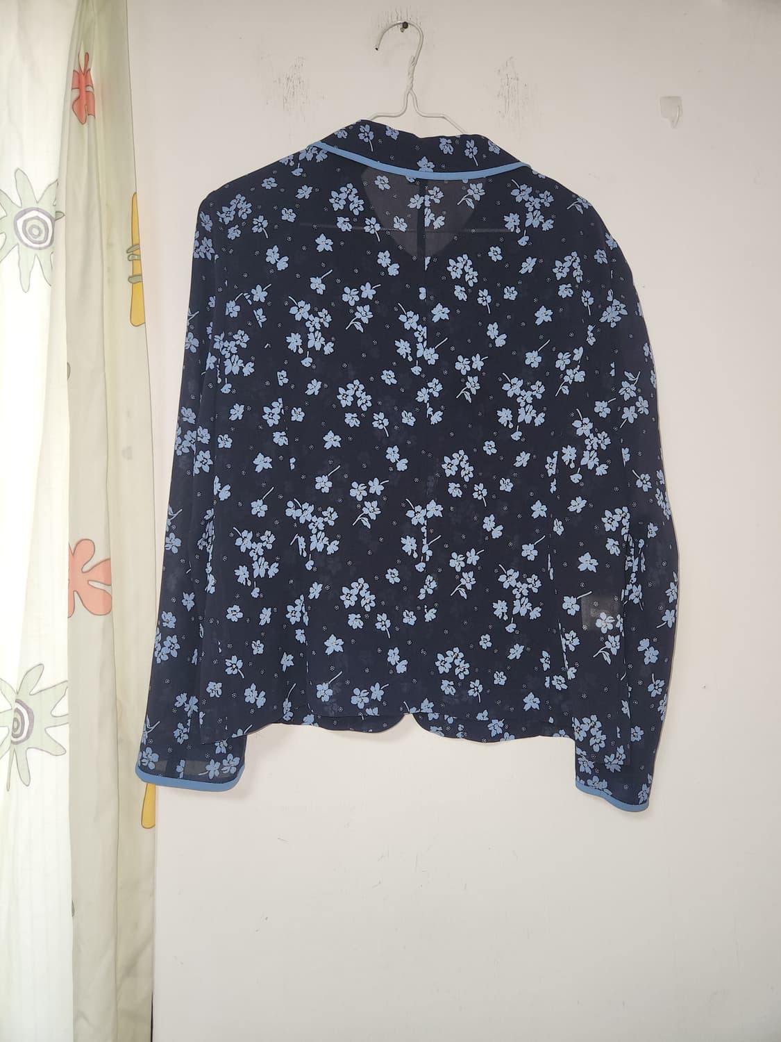 깜 플라워 패턴 블라우스 자켓 77 상품이미지2
