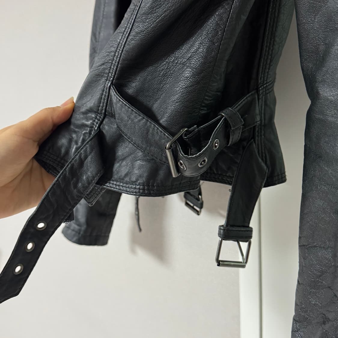 [미친핏]Zara Basic Fake Leather Jacket 상품이미지8