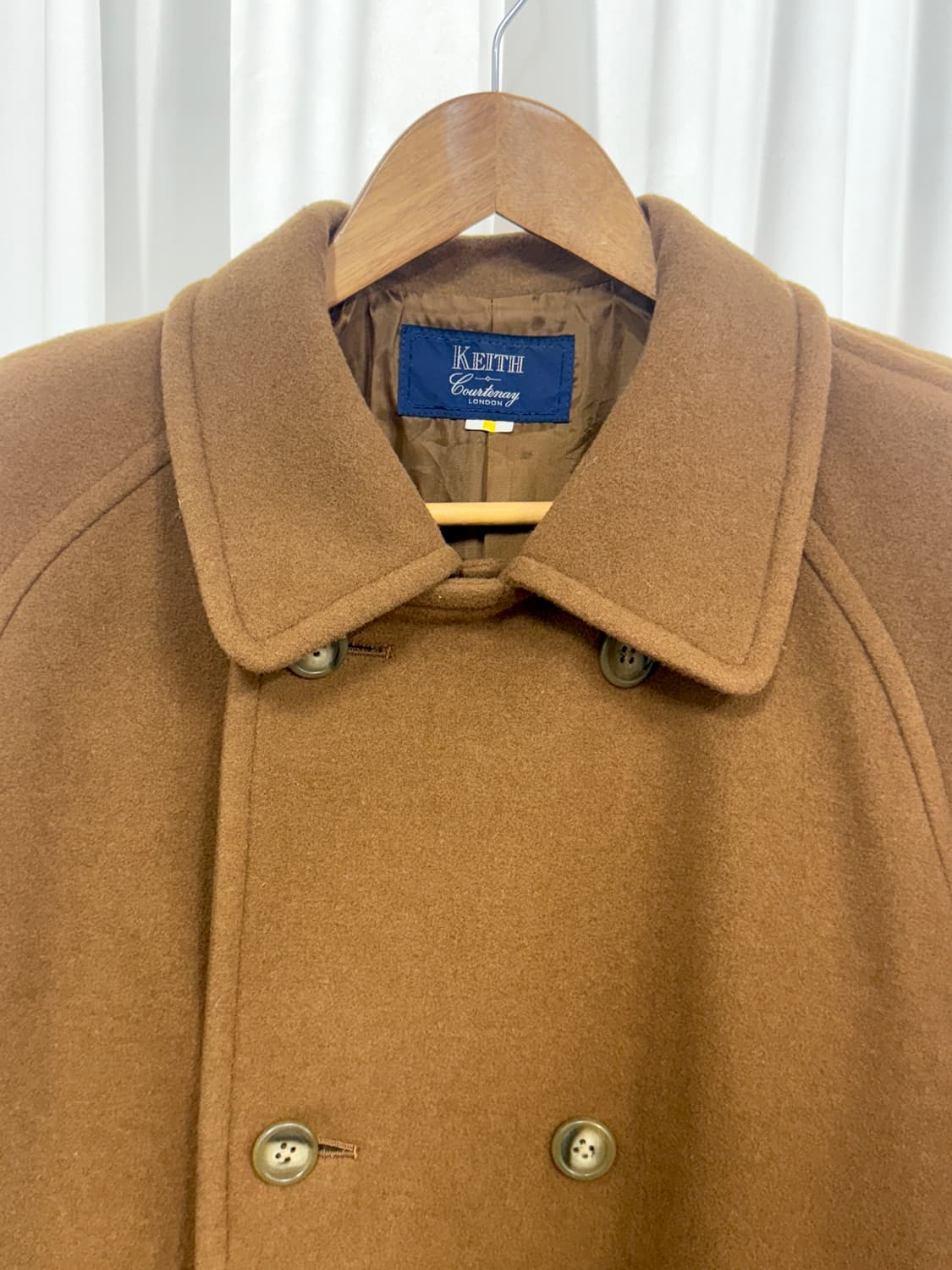 Keith double button wool coat (camel 상품이미지3