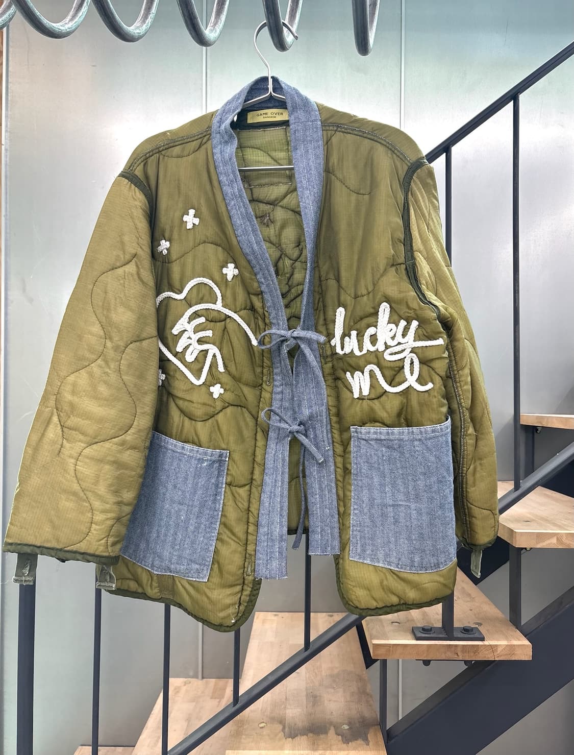 GAME OVER 방콕 브랜드 빈티지 커스텀 퀄팅자켓 깔깔이 상품이미지1