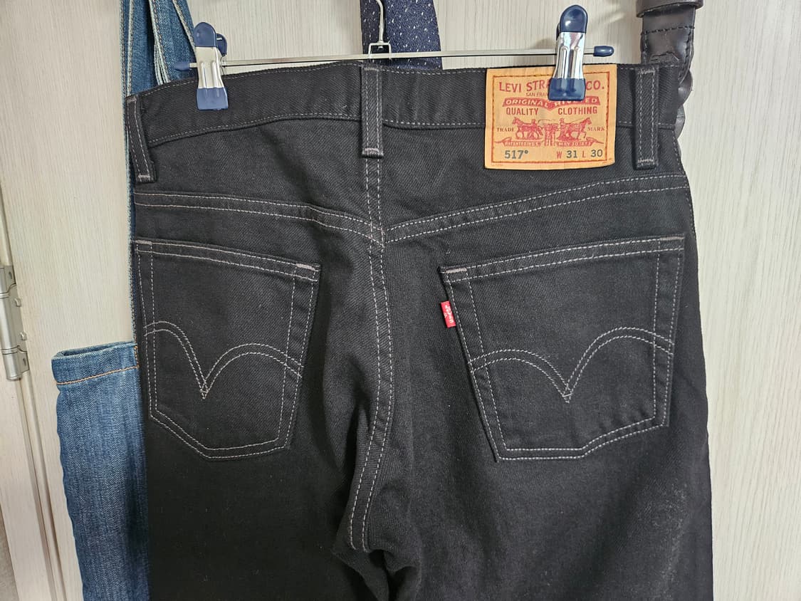 00s levi's 517 black jeans 리바이스 부츠컷 상품이미지3