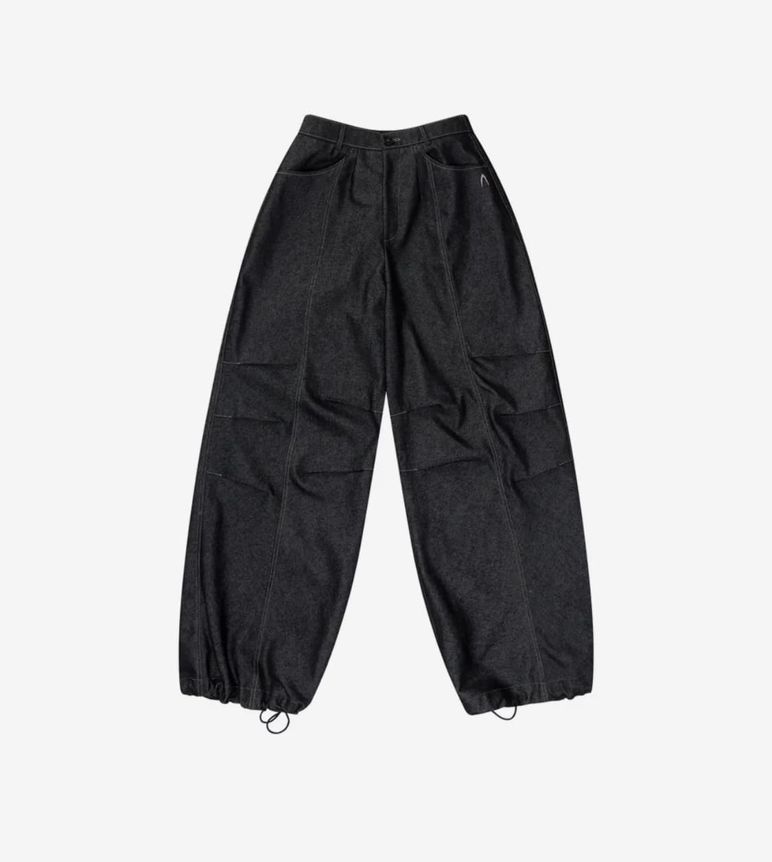 아캄 Knee Pin-tuck Printed Denim Pants 상품이미지2