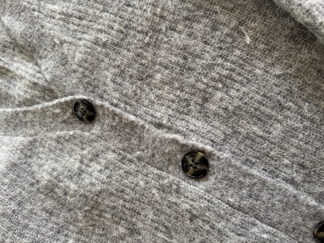 GANNI 가니 여성 알파카 블렌드 가디건 상품이미지5