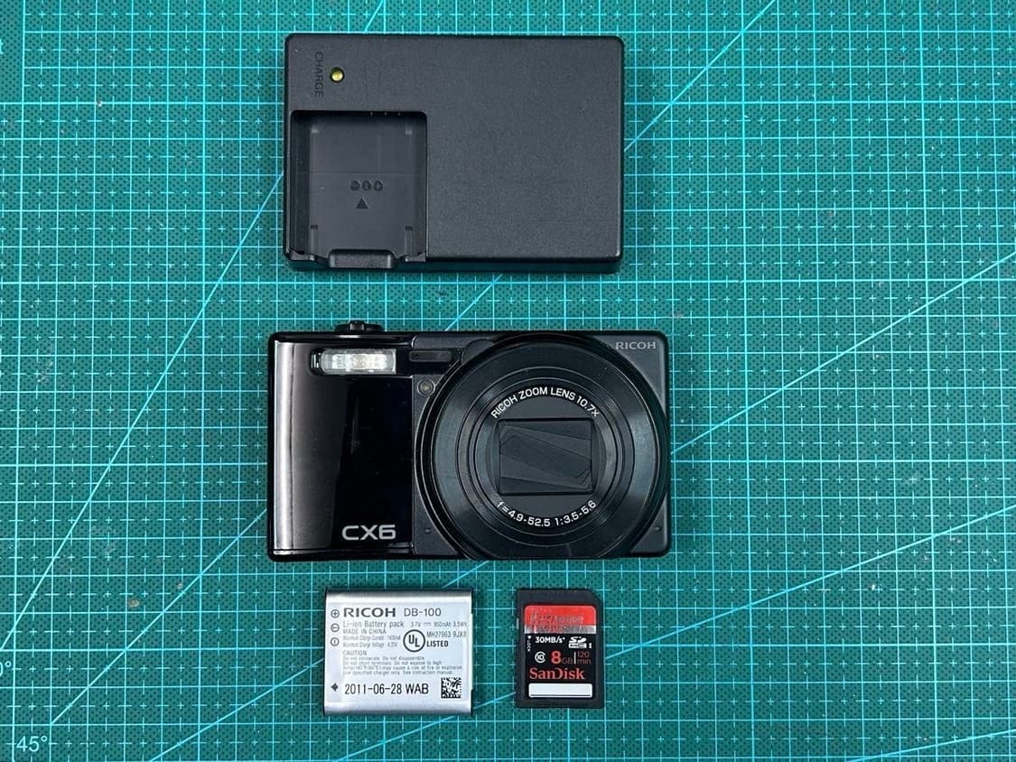 리코 Ricoh cx6 블랙 디카 디지털 카메라 상품이미지1