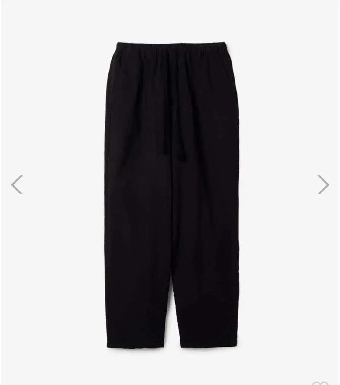 코모리 코튼 덕 테이퍼드 팬츠 상품이미지1