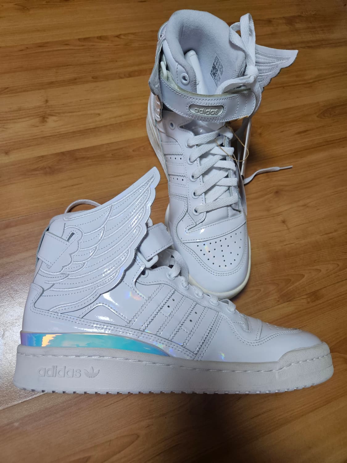 아디다스x제레미스캇 포럼 하이 윙스 4.0 '화이트 오팔' 상품이미지2