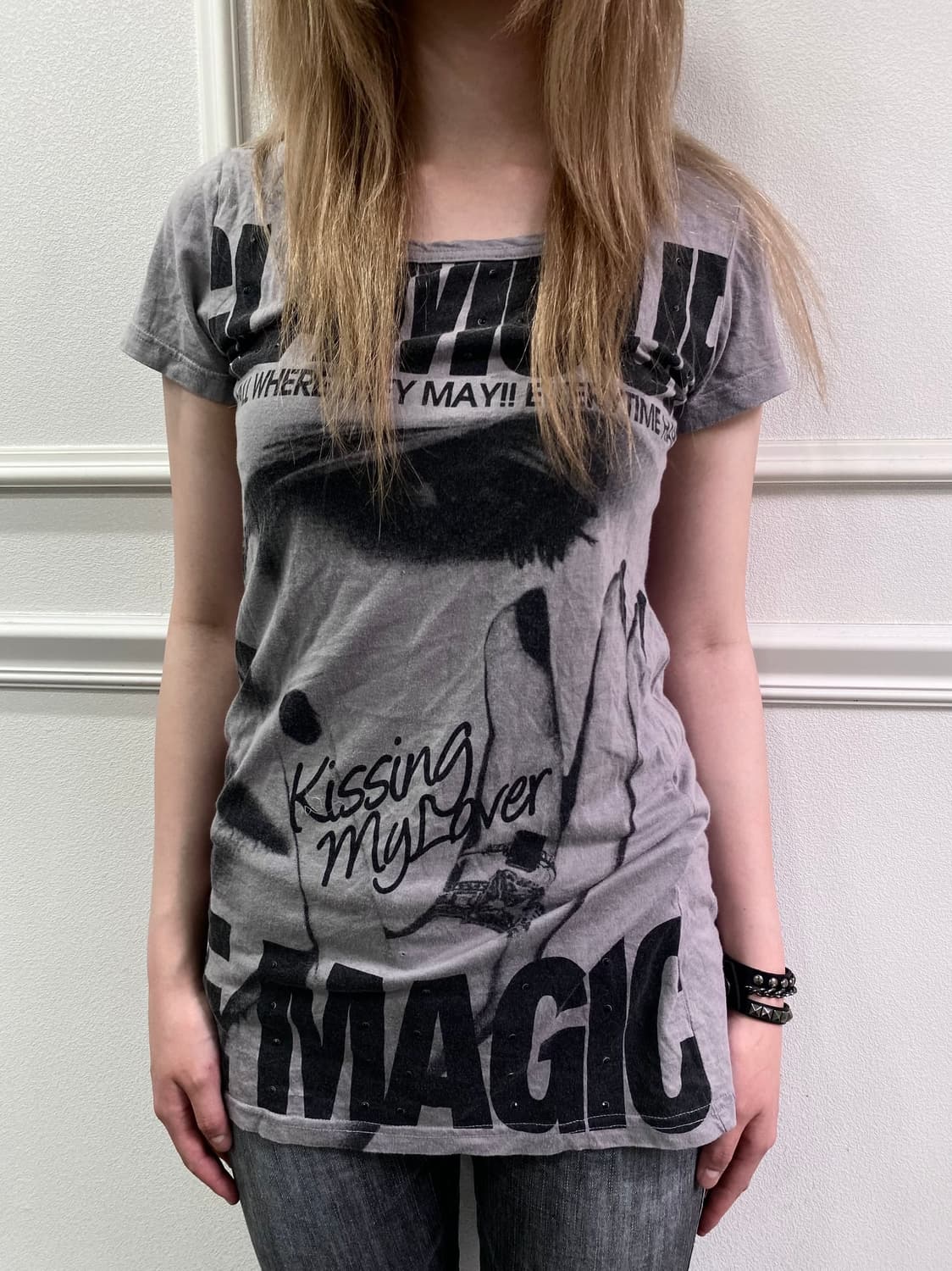 [IZIC]2000s Girl Print Slim Fit Tee 상품이미지6